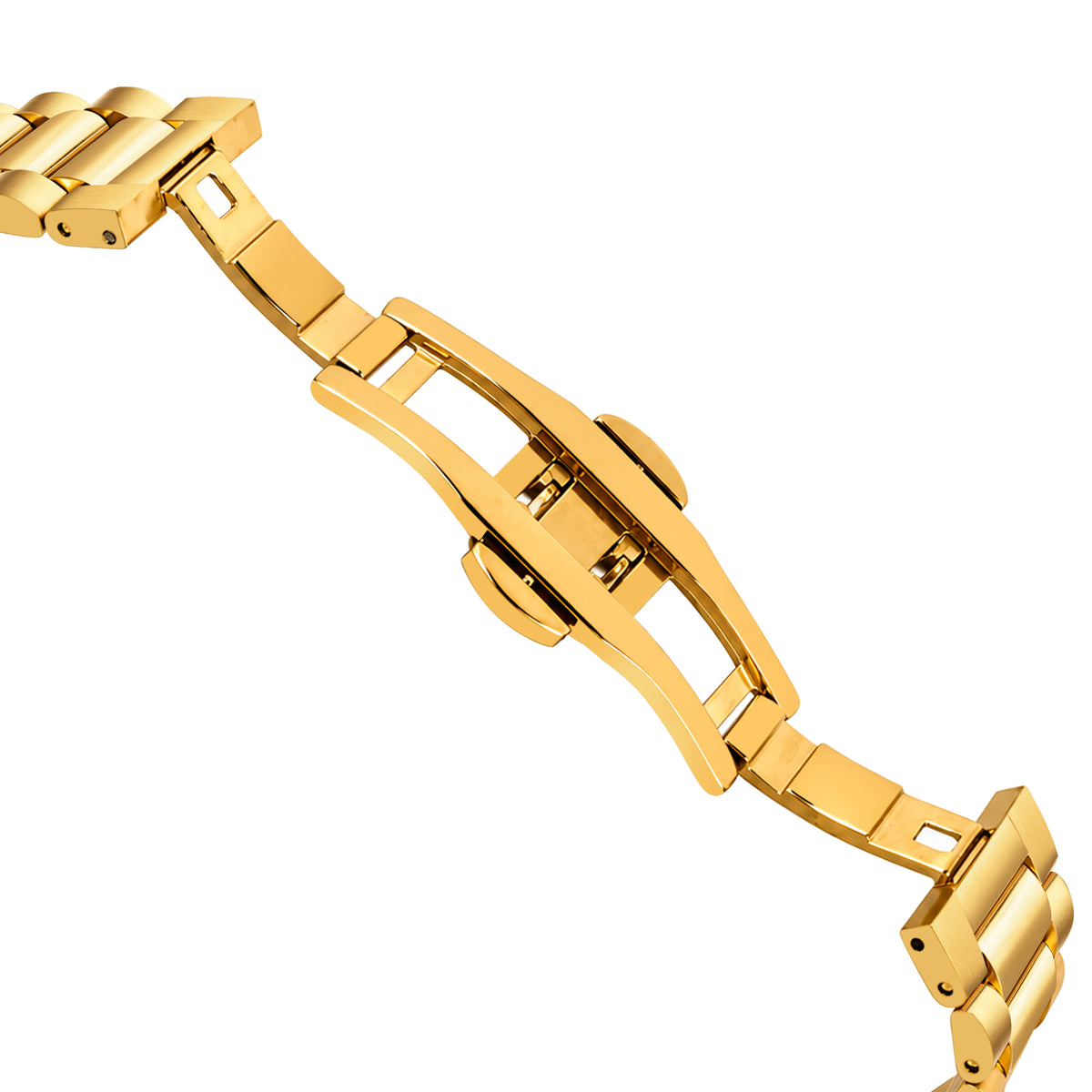 Franklord Ladies Maha Vastu Automatic – Gold Champagne Dial Watch for Women | 316L Steel