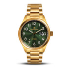 Franklord Regal Sapphire Vanguard - Green On Gold | Luxury Automatic Watch For Men