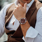 Franklord Rustic Luxe Diamond – Swiss Ultra Slim Dress Watch for Men