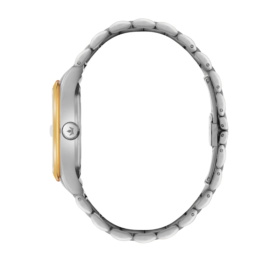 Franklord Regal Sapphire Roman Gold Two Tone | Maha Vastu Timepiece of Growth & Balance