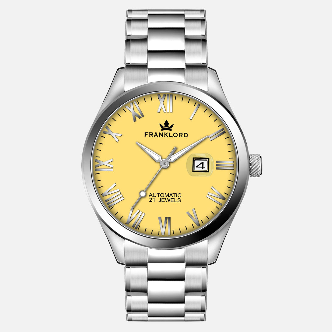 Franklord Regal Sapphire Roman Series - Sunburst Monarch Luxury Automatic Watch - Franklord Watches