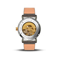 Franklord Mechanis – Titanium Smoke | Skeleton Dial Leather Strap Automatic Watch