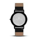Franklord Classique Eclipse - Black Leather | All Black Men's Slim Watch