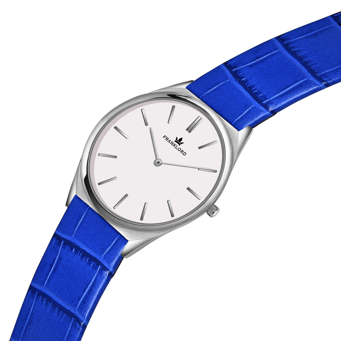 Franklord Swiss UltraThin Series - Frosted Sky | Ultra-Slim 5mm Luxury Watch - Franklord Watches