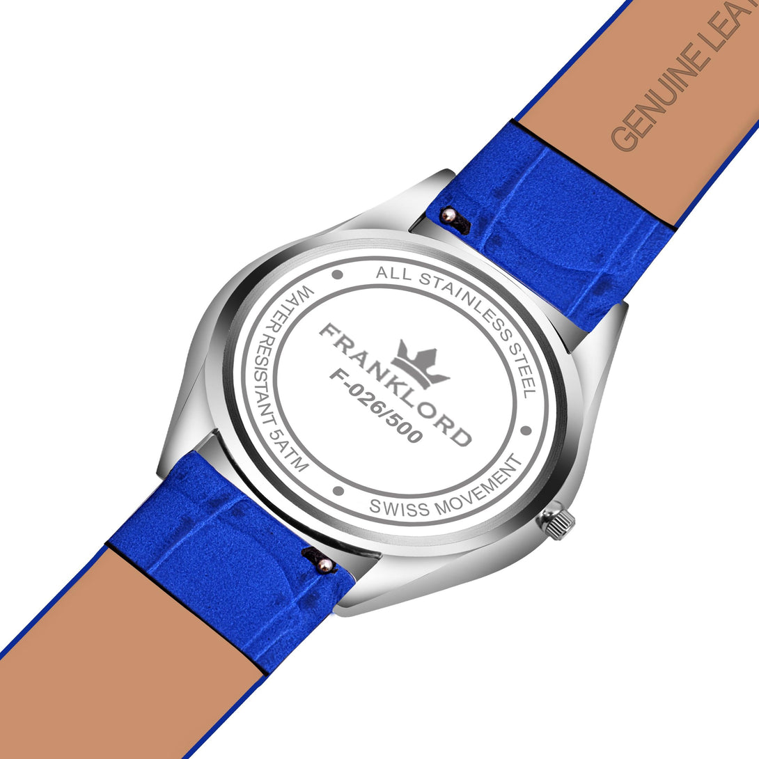 Franklord Swiss UltraThin Series - Frosted Sky | Ultra-Slim 5mm Luxury Watch - Franklord Watches