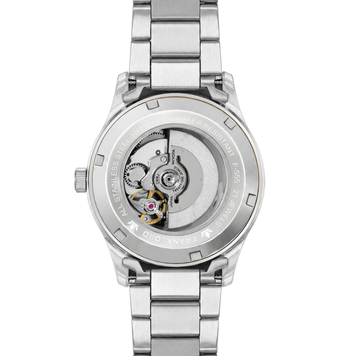 Franklord Regal Sapphire Ladies Automatic – Aurelia Emerald Dual-Tone
