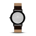 Franklord Classique Eclipse - Brown Leather | All Black Men's Slim Watch