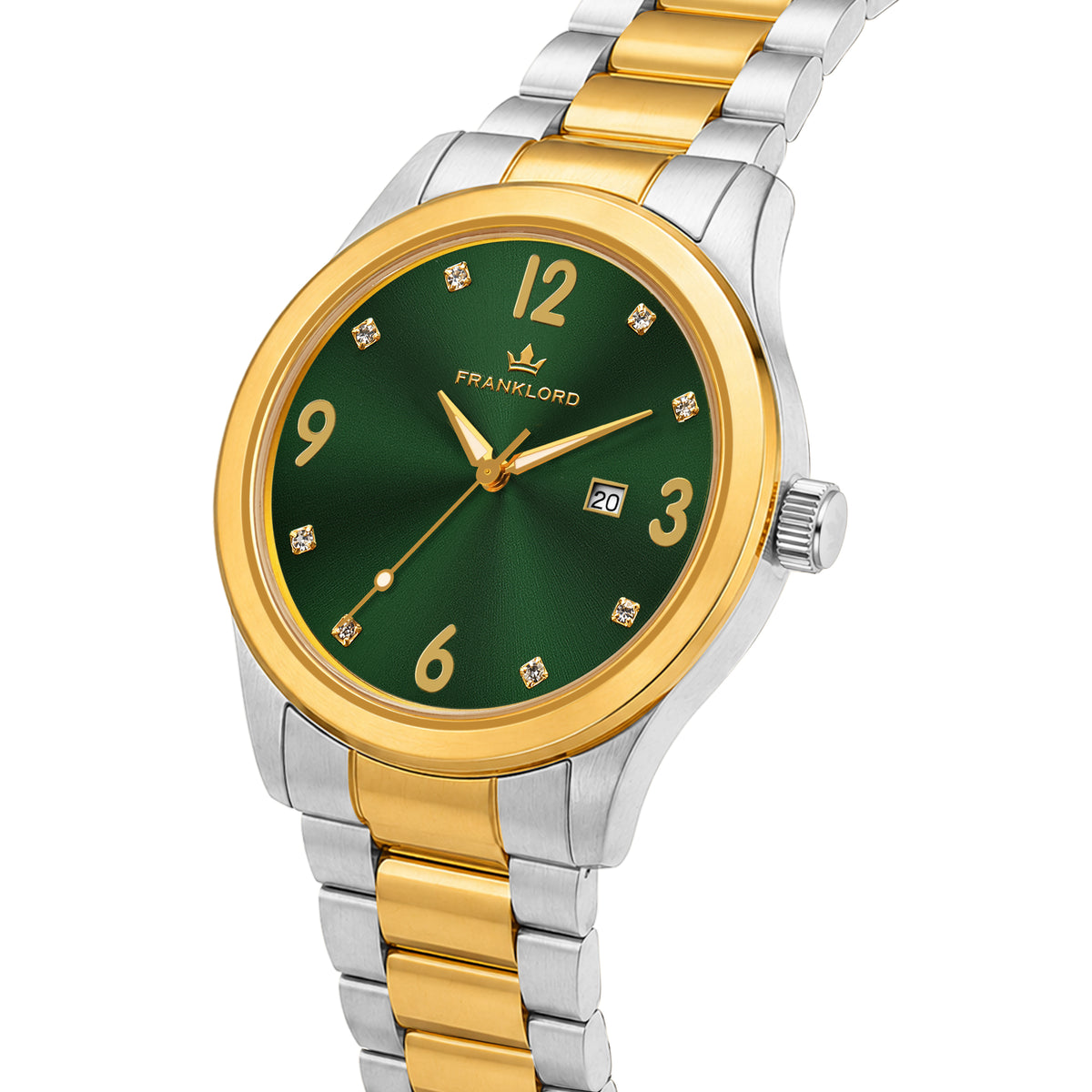 Franklord Regal Sapphire Ladies Automatic – Emerald Royale Two-Tone