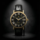 Franklord Eternal Roman Automatic – Noir Gold Edition | Miyota 8215 Premium 21-Jewel Luxury Dress Watch