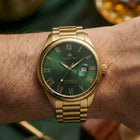 Franklord Regal Sapphire Roman Green in Gold | Maha Vastu-Inspired Timepiece for Prosperity thumbnail 8