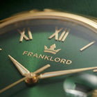 Franklord Regal Sapphire Roman Green in Gold | Maha Vastu-Inspired Timepiece for Prosperity thumbnail 9