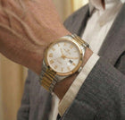 Franklord Regal Sapphire Roman White Two Tone | Maha Vastu Timepiece of Growth & Balance thumbnail 2