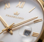 Franklord Regal Sapphire Roman White Two Tone | Maha Vastu Timepiece of Growth & Balance thumbnail 8