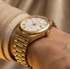 Franklord Regal Sapphire Roman White in Gold | Maha Vastu-Inspired Timepiece for Prosperity thumbnail 3