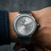Franklord Optimus 2.0 — Frost Silver | Japanese Automatic Watch. - Franklord Watches