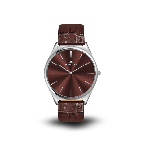 Franklord Swiss UltraThin Series - Caramel Luxe | Ultra Slim 5mm Luxury Watch