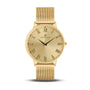 Franklord Classique Gold -Milanese Bracelet | All Gold Slim Watch for Men
