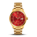 Franklord Regal Sapphire Roman Red | Maha Vastu Timepiece of Energy & Attraction