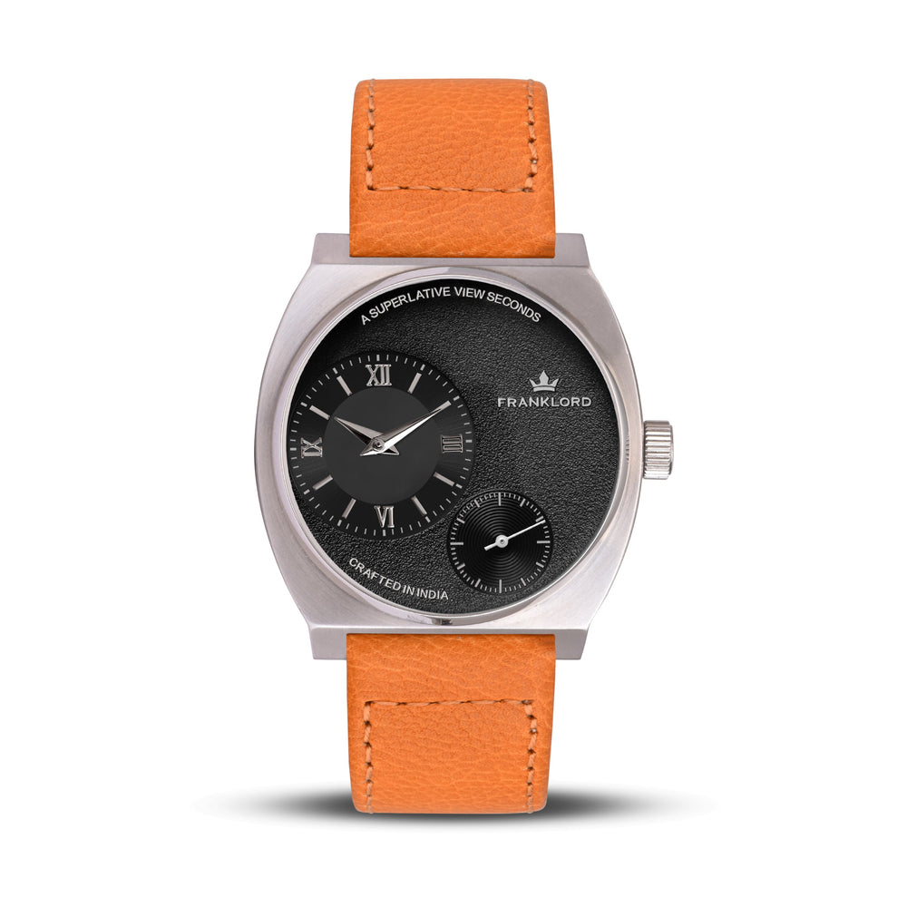 Franklord Eccentrica | Asymmetric Small Second Watch - The Noir Heritage
