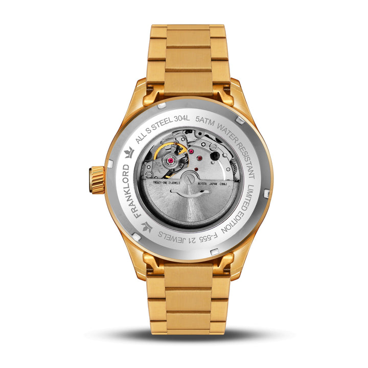 Franklord Regal Sapphire Roman Red | Maha Vastu Timepiece of Energy & Attraction - Franklord Watches