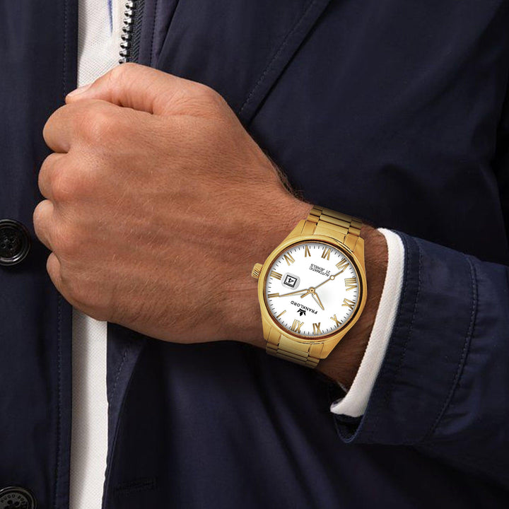 Franklord Regal Sapphire Roman - Imperial Gold | Luxury Automatic Watch - Franklord Watches