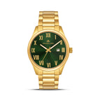 Franklord Regal Sapphire Roman Gold Automatic Watch – Imperial Emerald