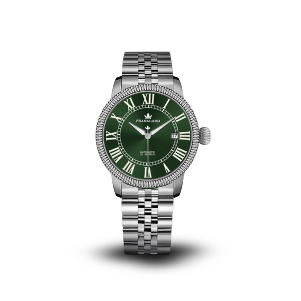 Franklord Majestic Aura – Emerald Grace | Luxury Automatic Watch