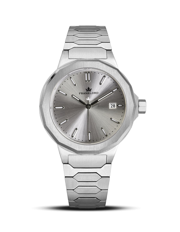 Franklord Optimus Automatic - Frost White | Luxury Automatic Watch
