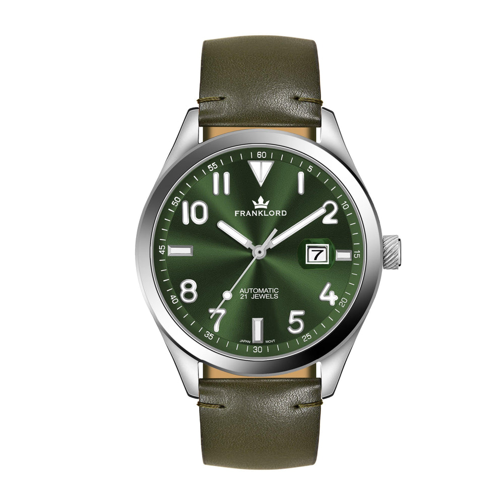 Franklord Regal Sapphire Series Emerald Navy Automatic Watch