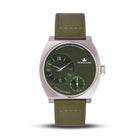 Franklord Eccentrica | Asymmetric Small Second Watch - The Emerald Enigma