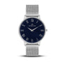 Franklord Classique Royal - Milanese Bracelet | Slim Elegant Blue Dial Watch for Men