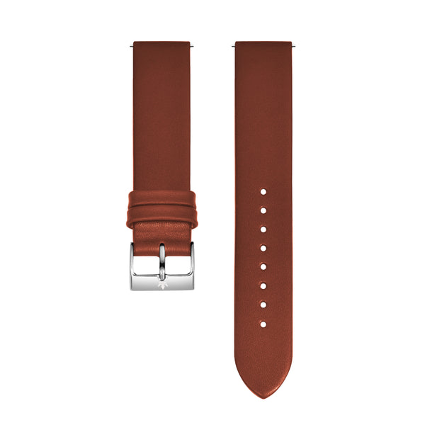 Franklord Tan Brown 20mm Genuine Leather Watch Strap – Minimalist Quick Release Band