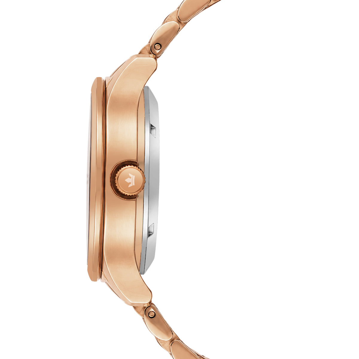 Franklord Ladies Maha Vastu Automatic – Rose Gold Blush Dial Watch for Women | 316L Steel