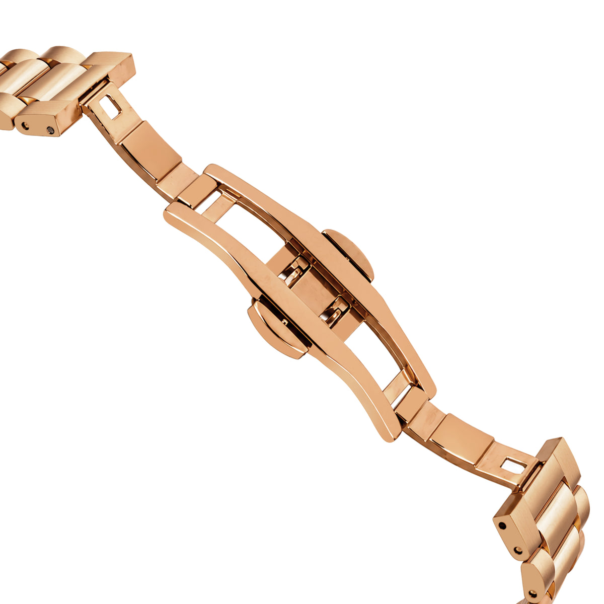Franklord Ladies Maha Vastu Automatic – Rose Gold Blush Dial Watch for Women | 316L Steel