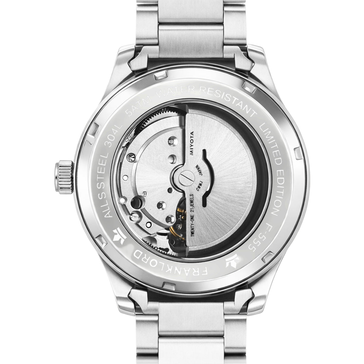 Franklord Maha Vastu Couple Watch Set – Two-Tone White His & Hers Automatic | Matching Pair