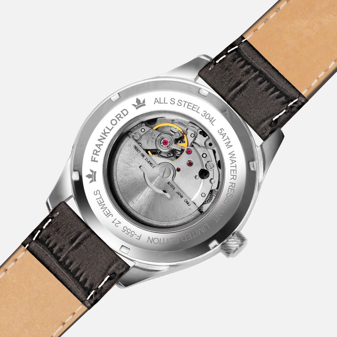 Franklord Regal Sapphire Roman - Amber Horizon | Luxury Automatic Watch - Franklord Watches