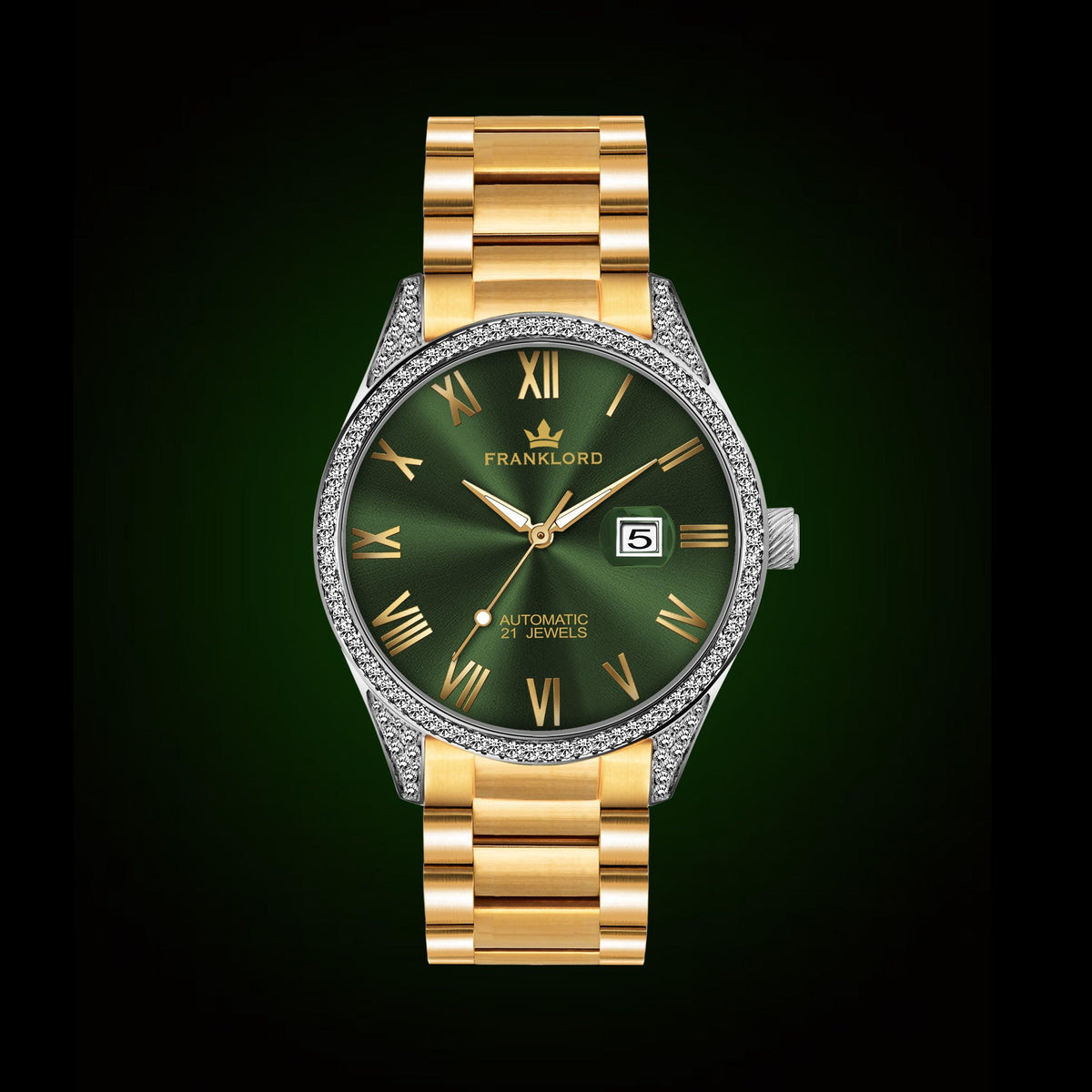 Franklord Prosperé Vastu Diamond Watch – Luxury Automatic Watch - Franklord Watches