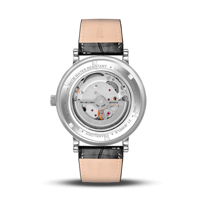 Franklord Heritage Open Heart – Tiffany Luxe | Men's Automatic Watch with Tiffany Dial - Franklord Watches