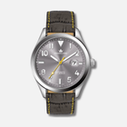 Franklord Regal Sapphire Signature  - Steel Blaze Leather Luxury Automatic Watch