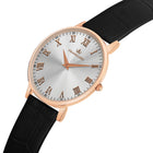 Franklord Classique Rose - Leather Strap | Slim Men's Rose Gold Watch