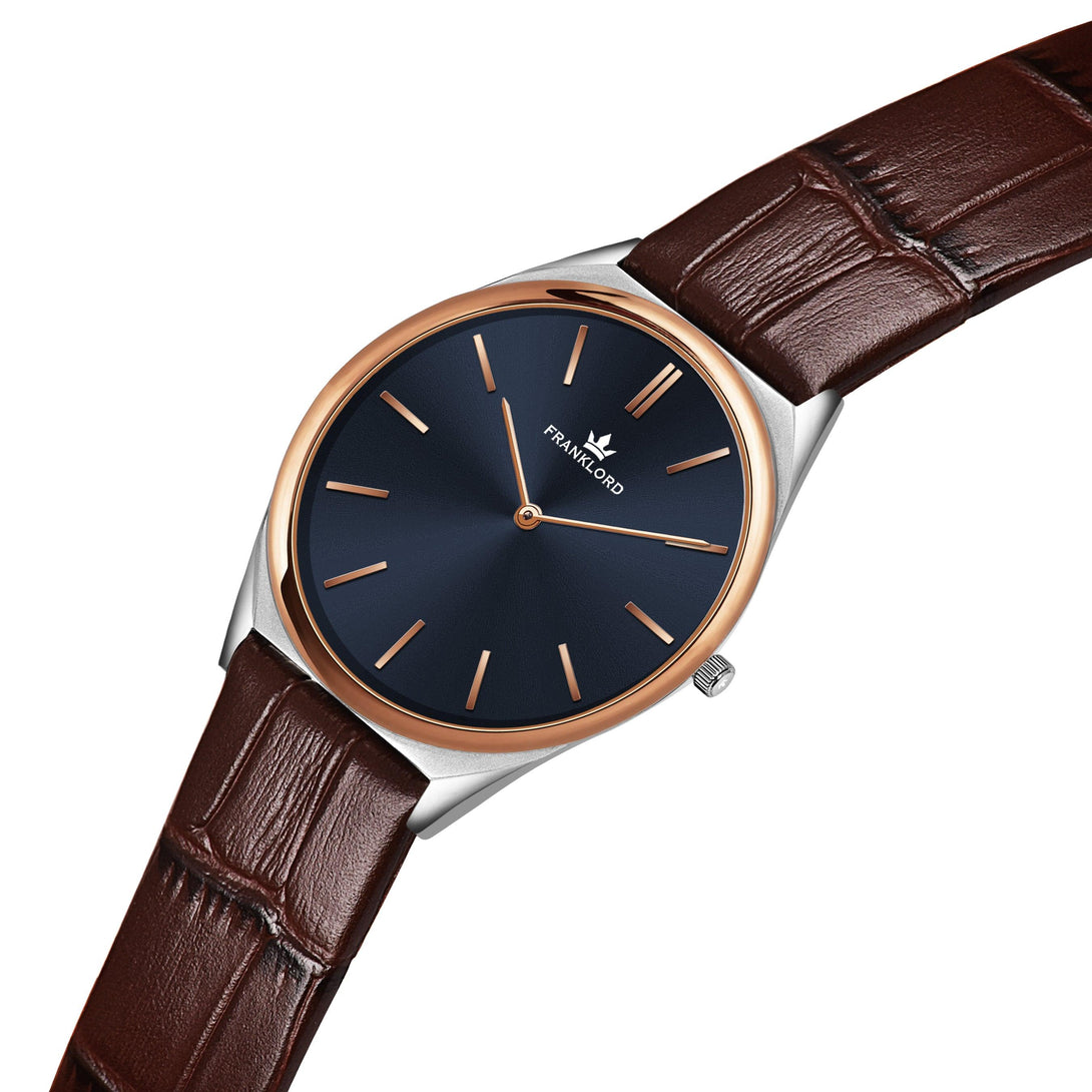 Franklord Swiss UltraThin - Cosmic Ocean | 5mm Ultra-Slim Luxury Watch - Franklord Watches