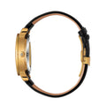 Franklord Mechanis – Gold Valiant | Luxury Skeleton Dial Automatic Watch with Leather Strap