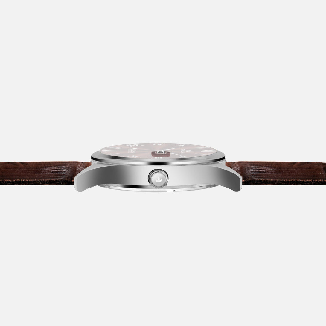 Franklord Regal Sapphire Roman Series – Wine Ember | Luxury Automatic Watch - Franklord Watches