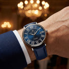 Franklord Eternal Roman Automatic – Ocean Steel Edition | Miyota 8215 Luxury 21-Jewel Dress Watch