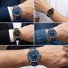 Franklord Eternal Roman Automatic – Ocean Steel Edition | Miyota 8215 Luxury 21-Jewel Dress Watch
