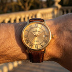 Franklord Eternal Roman Automatic – Champagne Gold Edition | Miyota 8215 Luxury 21-Jewel Dress Watch
