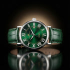 Franklord Eternal Roman Automatic – Emerald Steel Edition | Miyota 8215 Luxury 21-Jewel Dress Watch