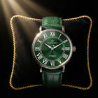 Franklord Eternal Roman Automatic – Emerald Steel Edition | Miyota 8215 Luxury 21-Jewel Dress Watch