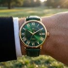Franklord Eternal Roman Automatic – Emerlad Gold Edition | Miyota 8215 Luxury 21-Jewel Dress Watch