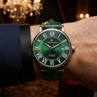 Franklord Eternal Roman Automatic – Emerald Steel Edition | Miyota 8215 Luxury 21-Jewel Dress Watch